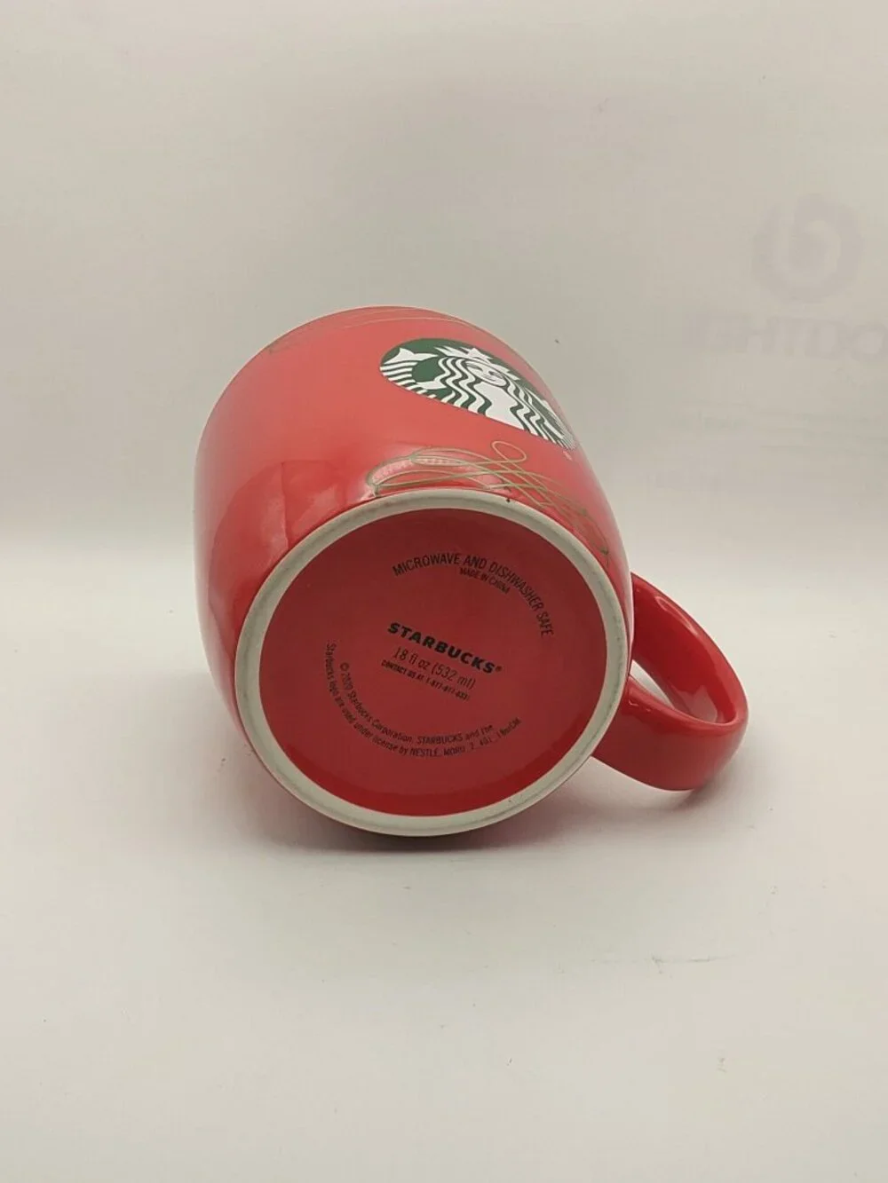 Starbucks Red Ceramic Christmas Winter Mug 18oz Holiday 2020 Coffee Cup